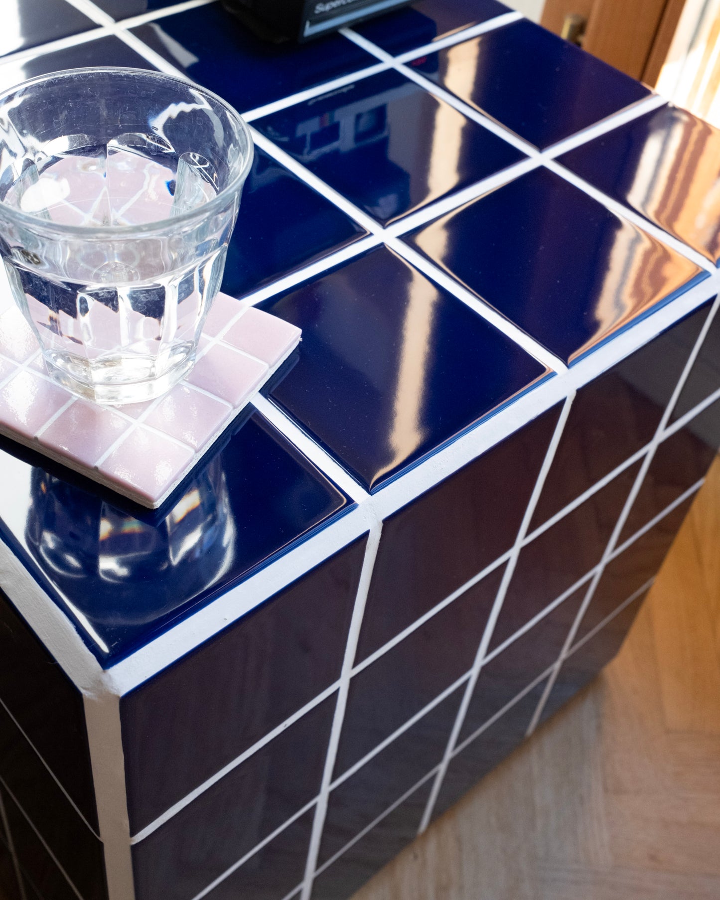UBIK 40 - Shiny white ceramic cube