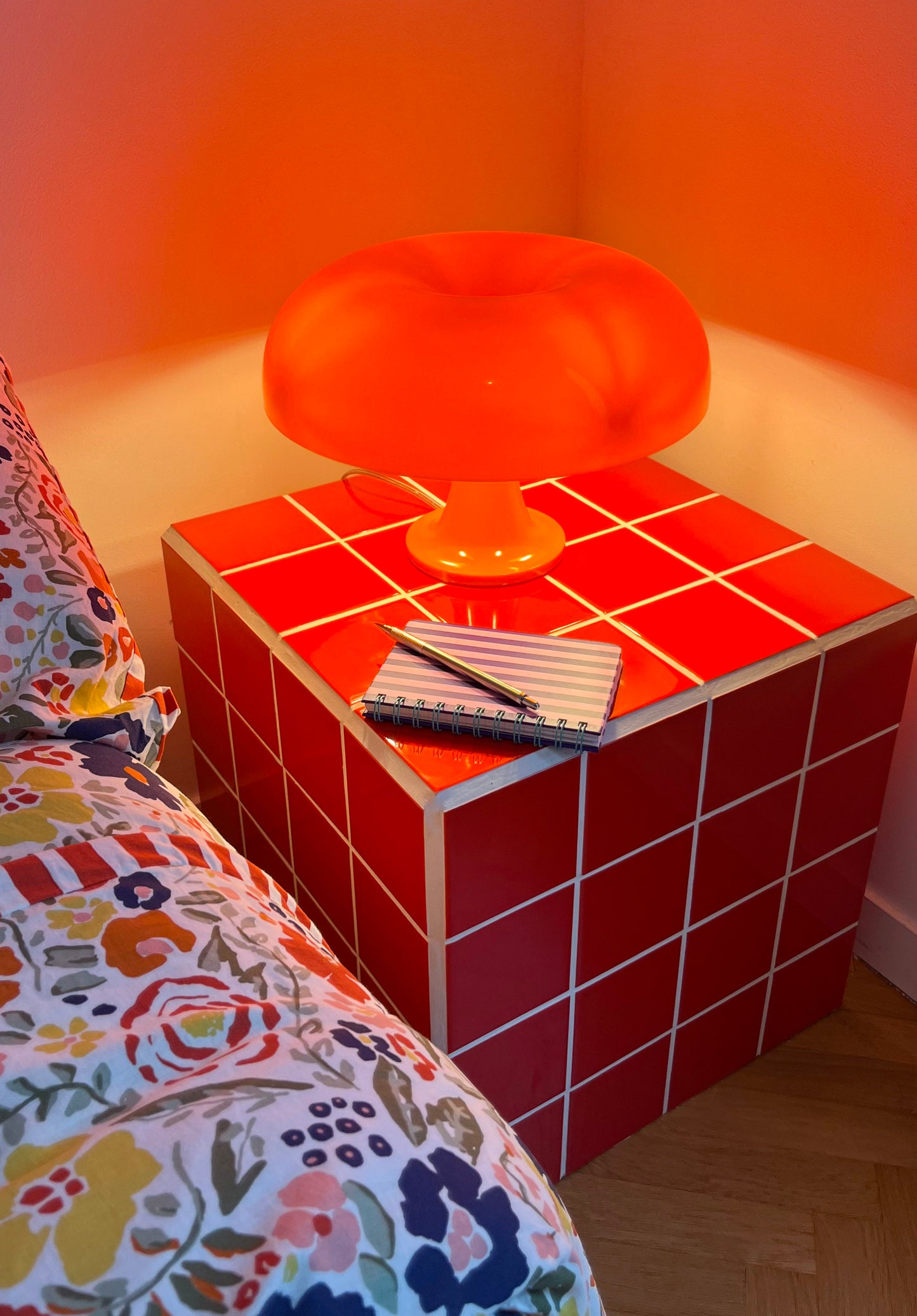 UBIK 40 - Matte green ceramic cube (eco-friendly collection)