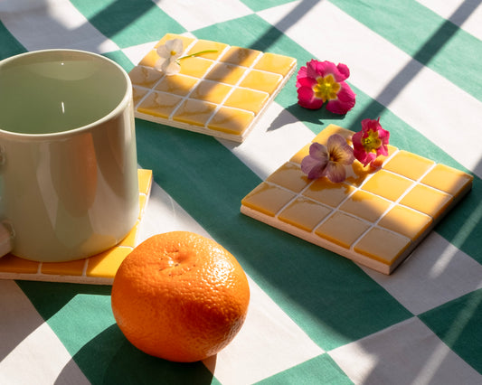 DISK EMO - Glass enamels coasters