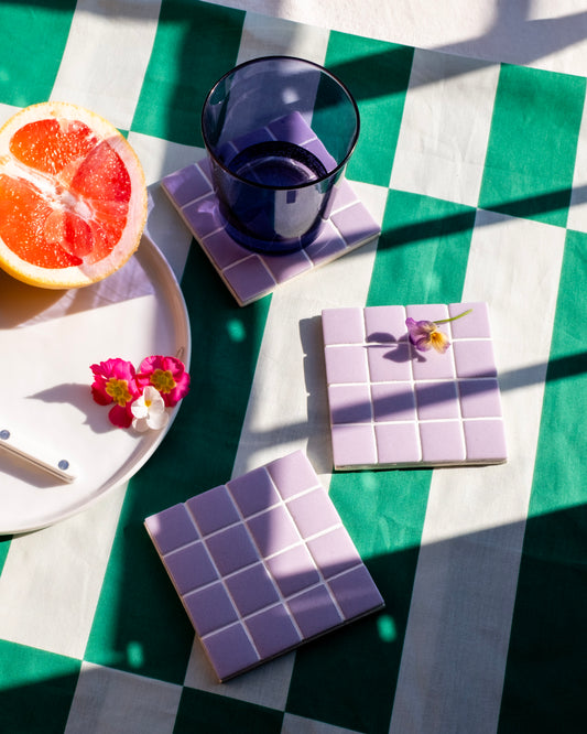 DISK EMO - Glass enamels coasters