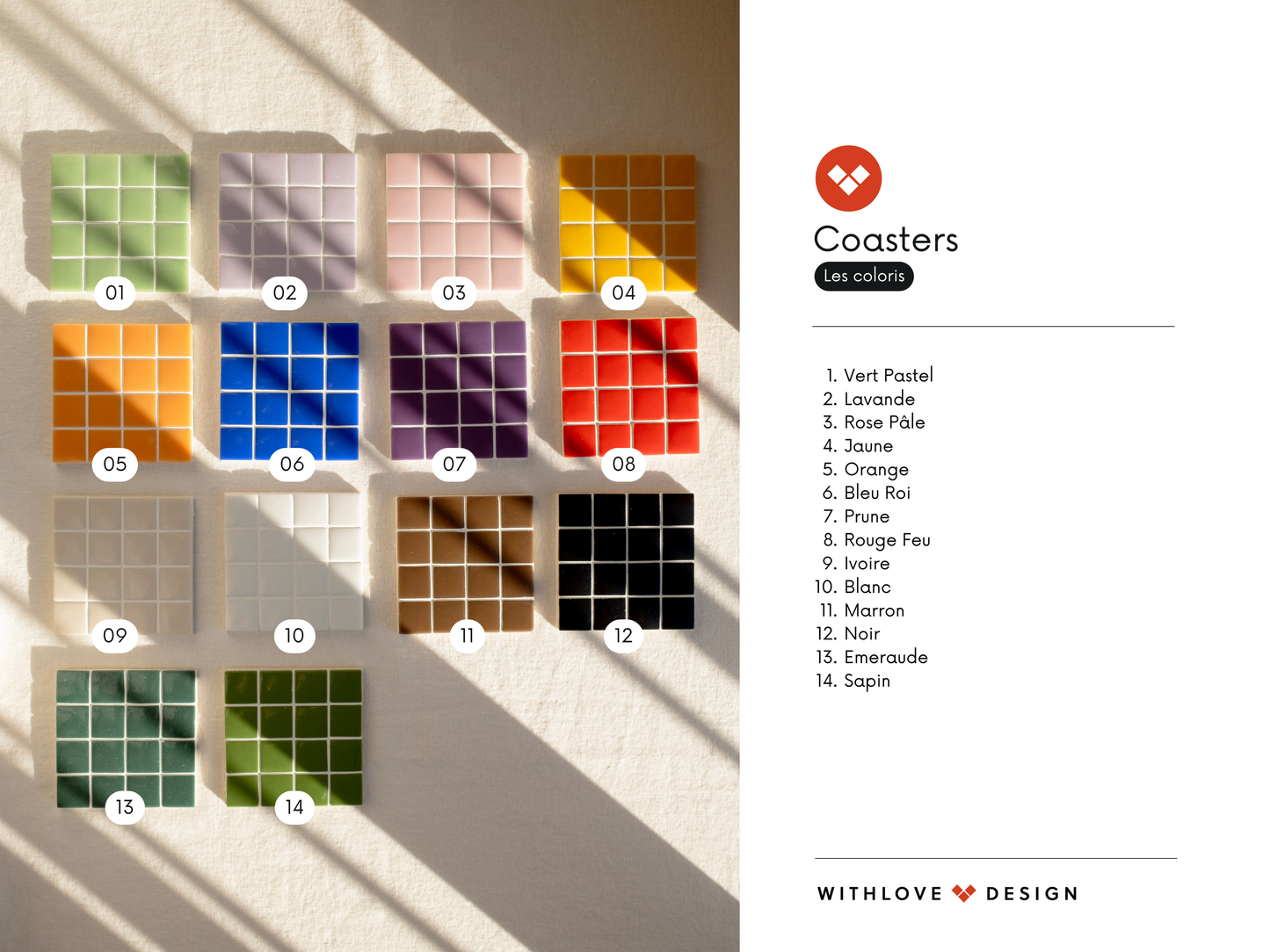 DISK EMO - Glass enamels coasters