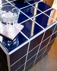 UBIK 40 - Shiny white ceramic cube