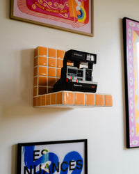 Étagère en Émaux de Verre Orange - ELLA 20