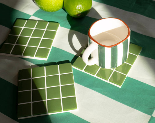 DISK EMO - Glass enamels coasters