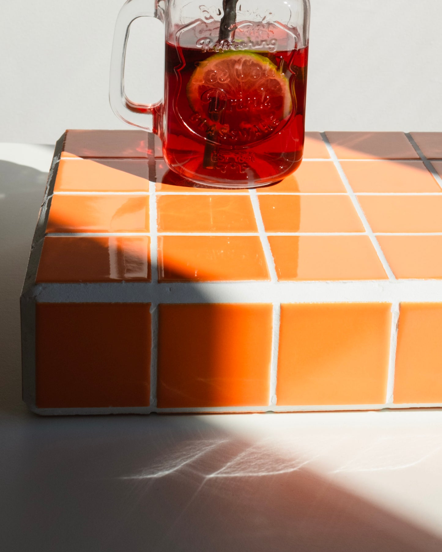 Plateau de présentation en Céramique Orange - Horizon